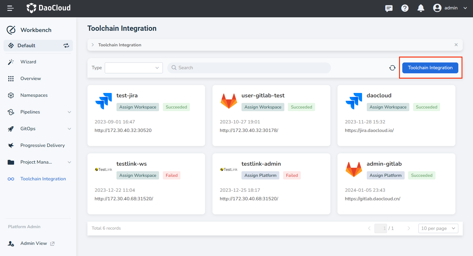 Toolchain Integration